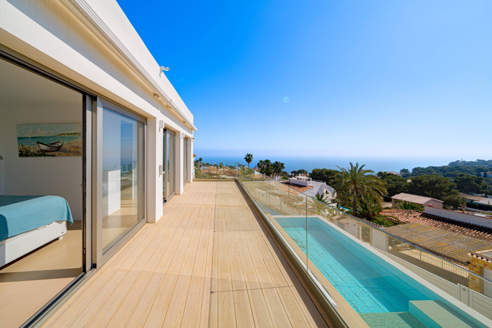 Villa Marian, villa moderna con vistas al mar en venta en Jávea, Balcón al Mar