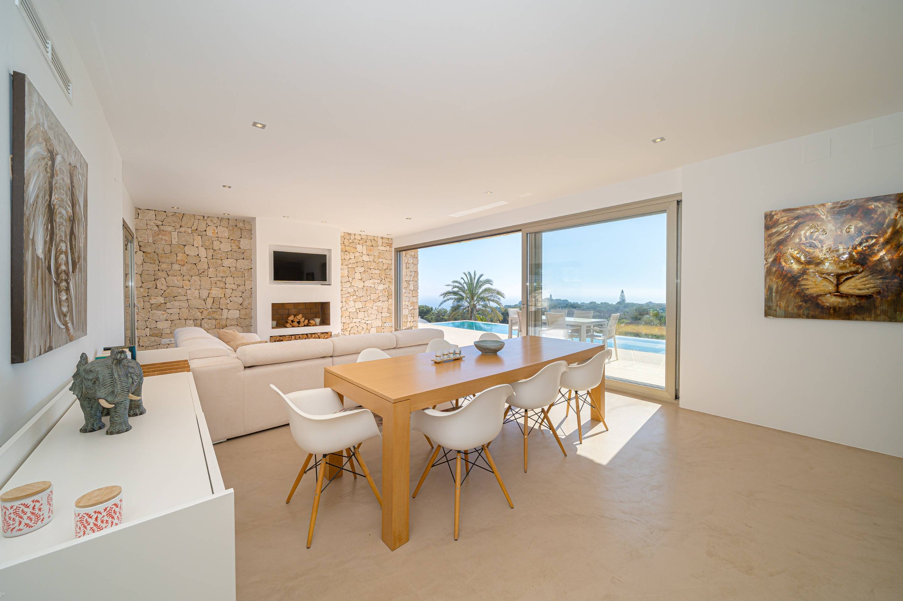 Villa Marian, villa moderna con vistas al mar en venta en Jávea, Balcón al Mar
